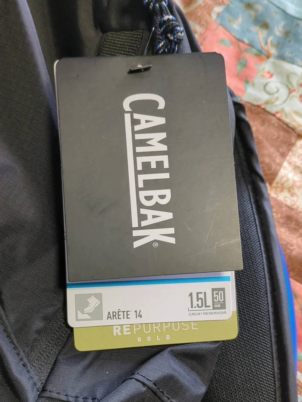 CamelBak Arete™ 14 Pack 1.5L Hydration Backpack, Black - NWT